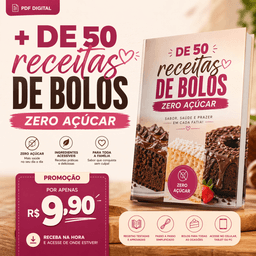 50 Bolos Sem Açúcar — Tão Gostosos que Ninguém Vai Perceber a Diferença